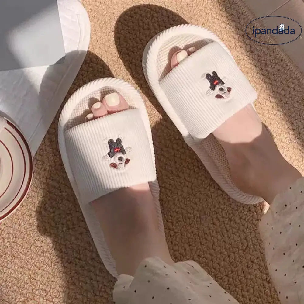 リネン スリッパ ルームウェア 男女兼用 四季用 家庭用 カップル 室内 滑り止め 静音 コットンリネン フローリング 居家用 サンダル ID2774