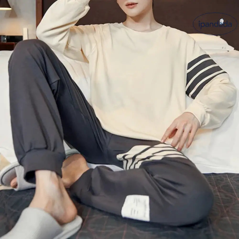 ルームウェア メンズ 上下 パジャマ メンズ 上下セット ホームウェア メンズ 部屋着 長袖 春 秋 冬 柔らかい 修学旅行 高校生 メンズ＞セットアップ