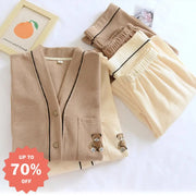 ルームウェア 綿 セットアップ 長袖 トップス ロングパンツ コットン カップル パジャマ メンズ レディース ルームウェア 部屋着 スウェット 上下セット パジャマ 春 秋 カットソー きれいめ 大人 カジュアル カップル＞セットアップ