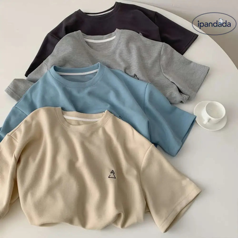 ID1610 セットアップ レディース  楽ちん  Tシャツ&短パン ジャージ 春 夏 半袖 上下セット tシャツ ショートパンツ ショーツ スポーツウェア スウェット ルームウェア 部屋着 運動服 カジュアル オシャレ 体型カバー 無地 コットン 綿
