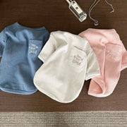 シンプル ドッグウェア 伸縮性 犬服 ペット服 あったか カットソー トレーナー 柔らかい 保温 秋 犬 ダックス 長袖 人気 可愛い チワワ ペットウェア おしゃれ ペット用品＞ウェア