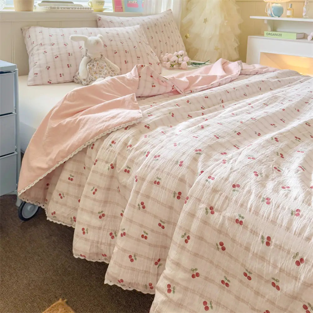 しわしわのシャンブレー 夏用クールケット 新作 子供用 エアコンケット 学生用 シングルサイズ 洗濯機可 薄掛け布団 ID2169 タイプ⑤ / 150*200cm 寝具>ブランケット・タオルケット