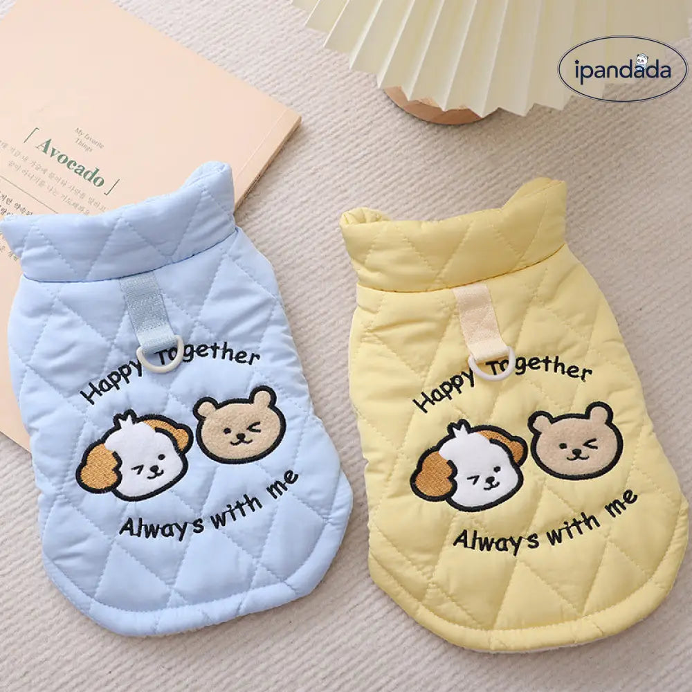 シュナウザー 犬用 服 小型犬 汚れ防止 屋内 外出 散歩 牽引可能 四足 服 ポメラニアン ID3287