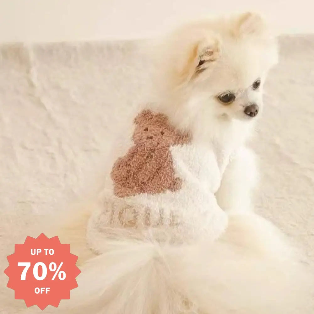 ソフト ふわふわ ペットウェア 小型犬 猫 快適 秋冬用 クマ コアラ ライオン ID2865