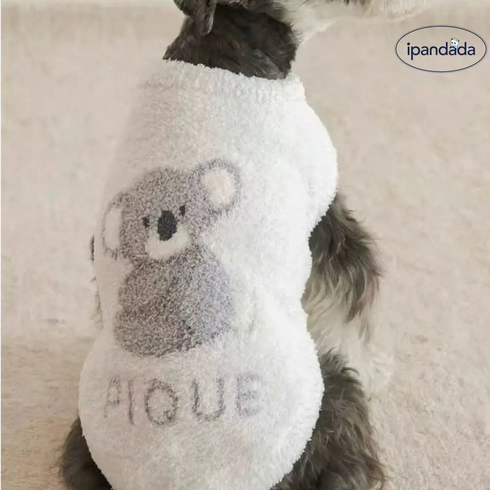 ソフト ふわふわ ペットウェア 小型犬 猫 快適 秋冬用 クマ コアラ ライオン ID2865