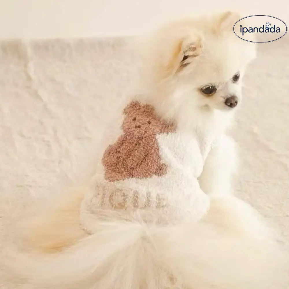 ソフト ふわふわ ペットウェア 小型犬 猫 快適 秋冬用 クマ コアラ ライオン ID2865