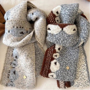 スカーフ レディース 韓国風 インスタ かわいい オールマッチ ニット 保温 防寒 カップル ネックウォーマー メンズ ID3286