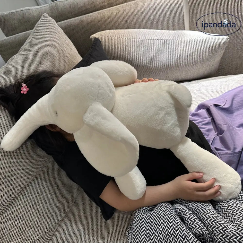 スマジ かわいい ぺたんこ小象 ぬいぐるみ だらけ象人形 ソフトタイプ 象のぬいぐるみ 子供用 布製ドール 床の飾り ID2278