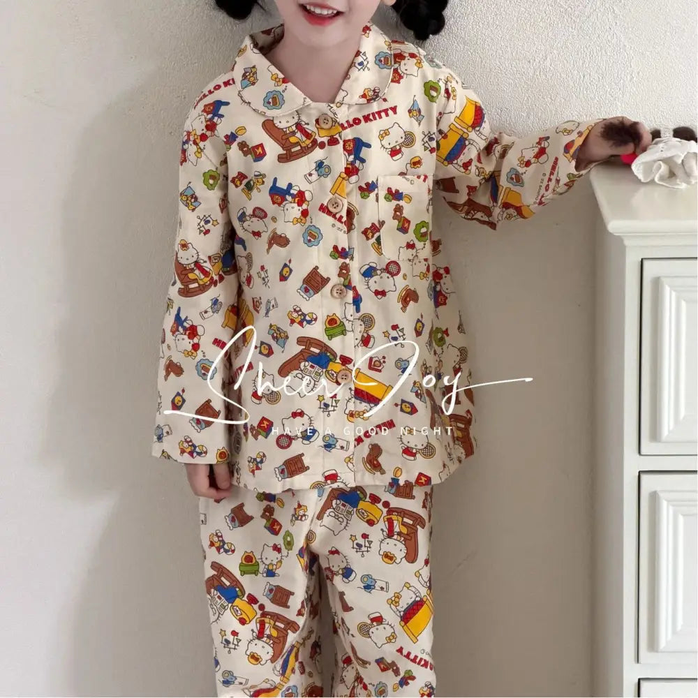 スヌーピー ブルーチェック パジャマ セットアップ キッズ 春 親子 長袖 もこもこ 柔肌仕様 大人気キャラクター 2点セット 子供用 ID4014 タイプ⑥ / 110cm ベビー＆キッズ＞キッズ