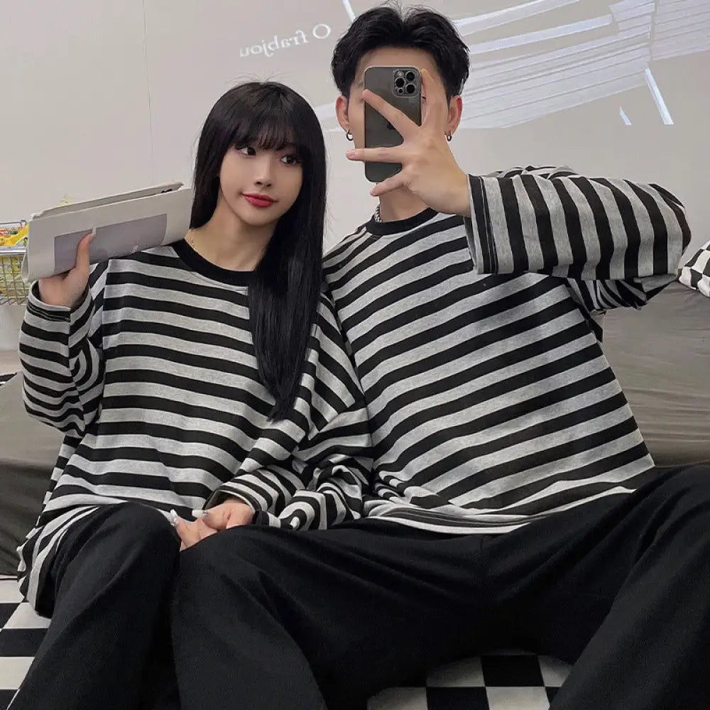 スヌーピー カップル パジャマ 上下セット メンズ レディース ルームウェア ペアルック 長袖 柔らかい 快適 シンプル 可愛い 部屋着 ナイトウェア 秋冬 用 お揃い コーデ ID3431 タイプ⑥ / M コーディネート＞ペアルック