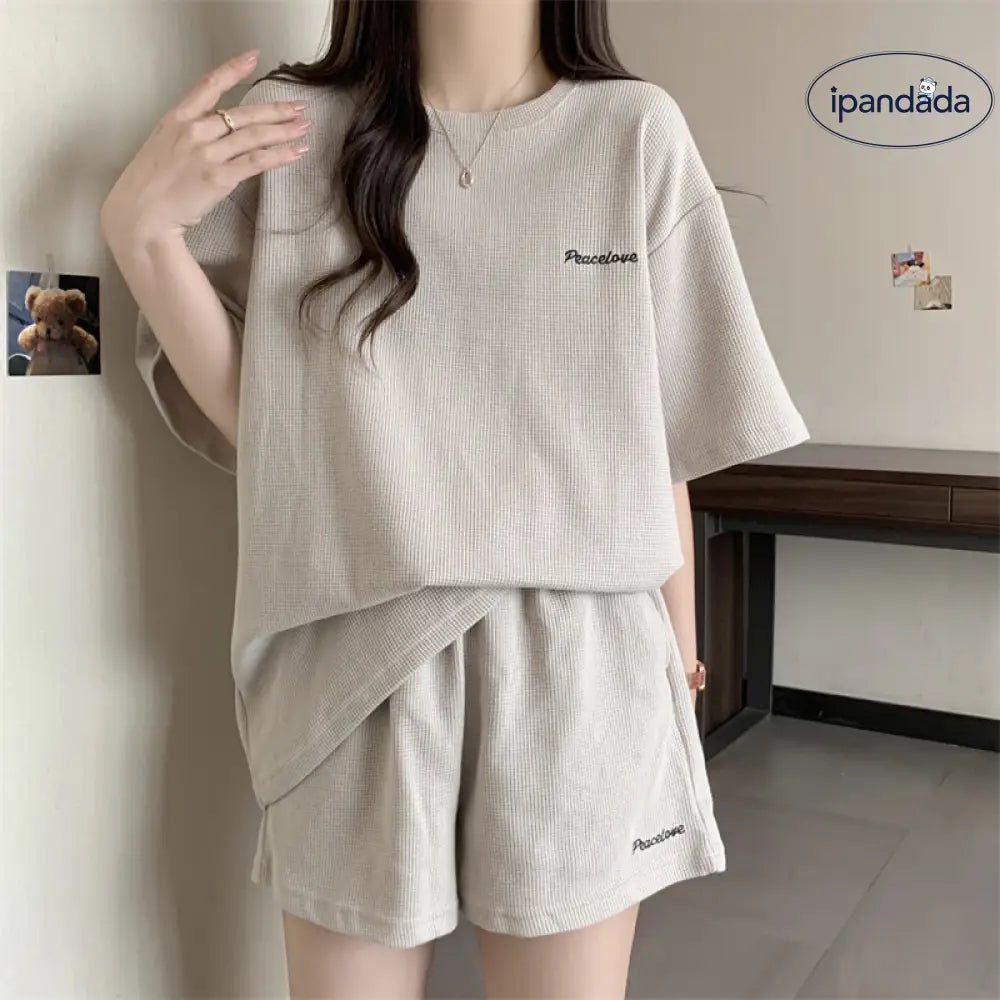 ID1496 スポーツ ショートパンツ ショートスリーブ Tシャツ 2点セット レディース 夏の新作 2024年 ベーシックで使いやすい ゆったり スリムに見える カジュアル ファッションセット