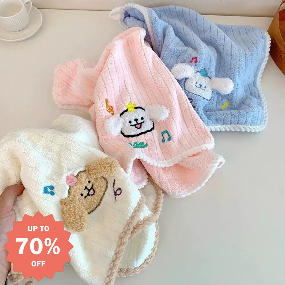 タオル フェイスタオル 家庭用 毛が抜けない 綿より吸水性の高い 可愛い 子供用 新品 カップル 学生 用 面タオル 髪拭き ID2310