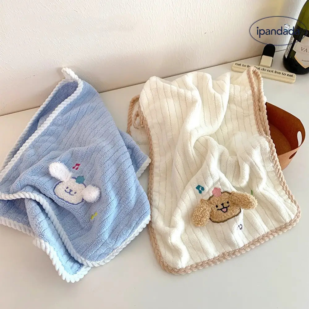 タオル フェイスタオル 家庭用 毛が抜けない 綿より吸水性の高い 可愛い 子供用 新品 カップル 学生 用 面タオル 髪拭き ID2310