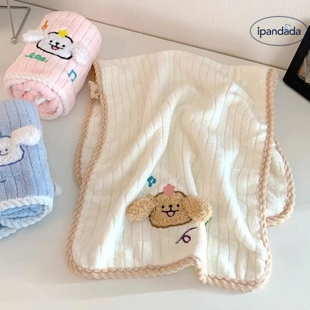 タオル フェイスタオル 家庭用 毛が抜けない 綿より吸水性の高い 可愛い 子供用 新品 カップル 学生 用 面タオル 髪拭き ID2310