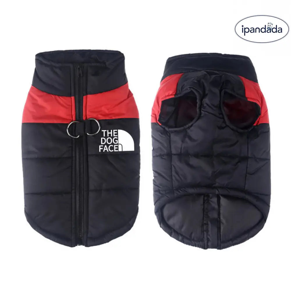 the dog face 7色  防水 犬服 ペット アウター 冬 保温 ベスト 厚手 ジップ ジャケット ドッグウェア 小型犬 中型犬 大型犬 防寒 撥水 防風 暖かい 快適 外出用 スポーツ 耐久性 トレンド ブランド 洗える ペットコート ID2438