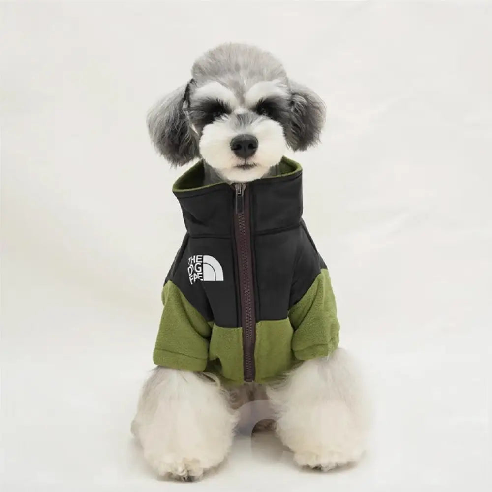 THE DOG FACE 配色 ドッグウェア 犬服 ペット服 小型犬 中型犬 大型犬 犬洋服 犬用服 ペット かっこいい かわいい 男の子 女の子 グリーン / S ペット用品＞ウェア