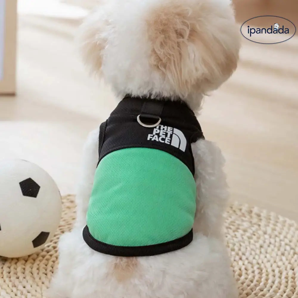 ID388 THE PET FACE メッシュタンクトップ 犬 犬服 ケーブル切り替え 涼しい 着せやすい おしゃれ かわいい 小型犬 中型犬 洋服 汚れ防止 メッシュ通気 ペット用品＞ウェア