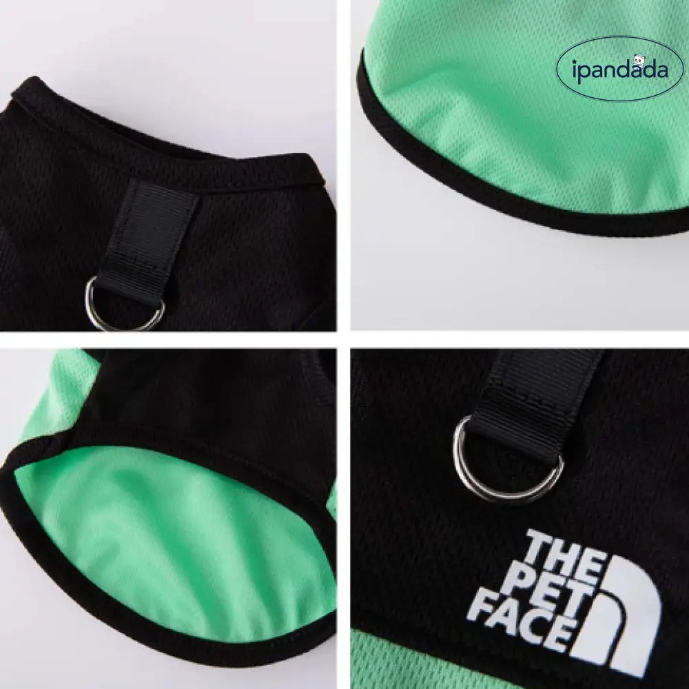 ID388 THE PET FACE メッシュタンクトップ 犬 犬服 ケーブル切り替え 涼しい 着せやすい おしゃれ かわいい 小型犬 中型犬 洋服 汚れ防止 メッシュ通気 ペット用品＞ウェア