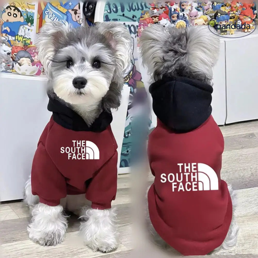 THE SOUTH FACE 犬服 ドッグウェアの服 パーカー フードパーカー インスタ映え 抜け毛防止 春 夏 秋 冬 春用 夏用 ペット用品＞ウェア