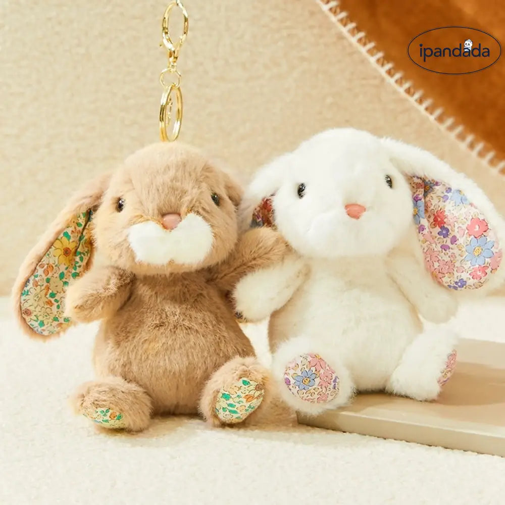 ID1450 うさぎのぬいぐるみ キーチェーン 小さなぬいぐるみ 女の子へのギフト 可愛いバッグチャーム