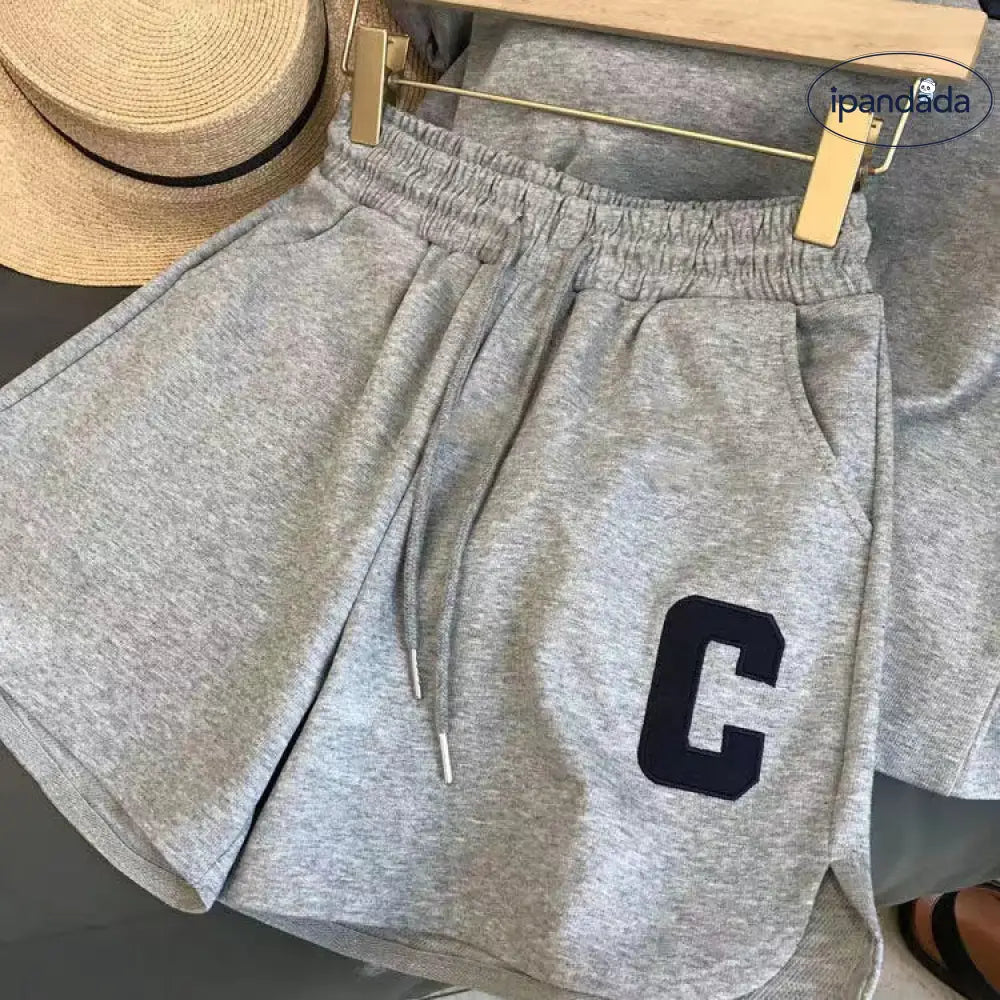 ID1055 外出着 ルームウェア レディース セットアップ 上下セット 夏 夏用 春夏 薄手 半袖 半ズボン ショートパンツ ハーフパンツ 短パン 膝丈 下 ポケット 可愛い かわいい おしゃれ 大きいサイズ ゆったり 涼しい 外出 綿