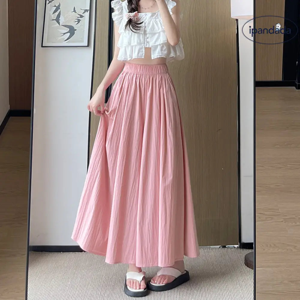 ID1580 ワイドパンツ レディース 夏 涼しい ウエストゴム サイドポケット 涼感 冷感 細見え 着痩せ ボトムス ゆったり 大きいサイズ S/M/L 春 夏 秋 春夏服装 外出着＞ボトムス