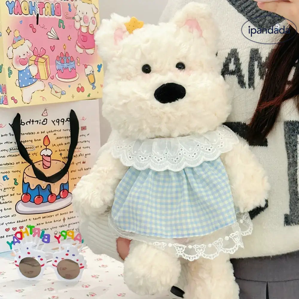 ID1770 わんちゃんぬいぐるみ 抱き枕 女の子用 寝かしつけ プレゼント 誕生日 ギフト ふわふわ かわいい 安全素材