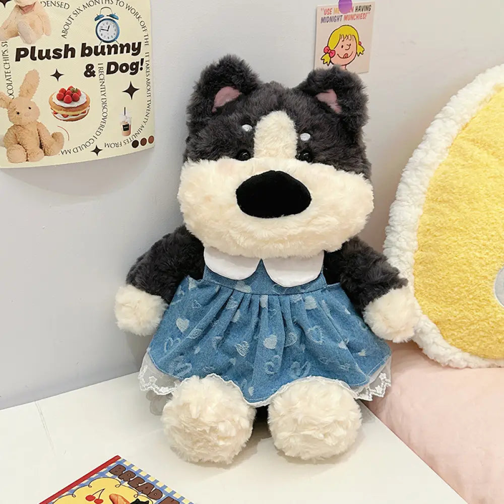 ID1770 わんちゃんぬいぐるみ 抱き枕 女の子用 寝かしつけ プレゼント 誕生日 ギフト ふわふわ かわいい 安全素材 タイプ④ インテリア雑貨>ぬいぐるみ