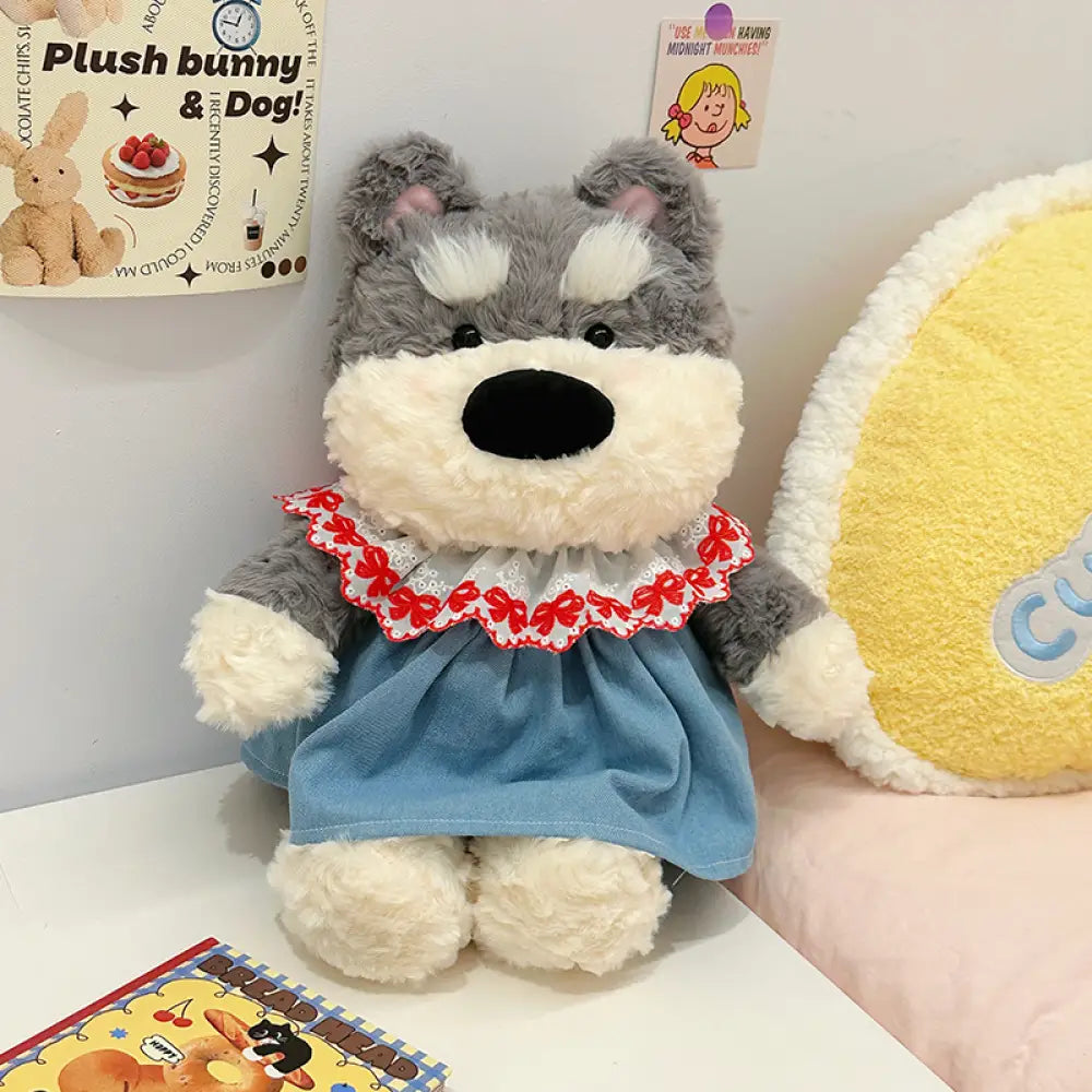 ID1770 わんちゃんぬいぐるみ 抱き枕 女の子用 寝かしつけ プレゼント 誕生日 ギフト ふわふわ かわいい 安全素材 タイプ③ インテリア雑貨>ぬいぐるみ