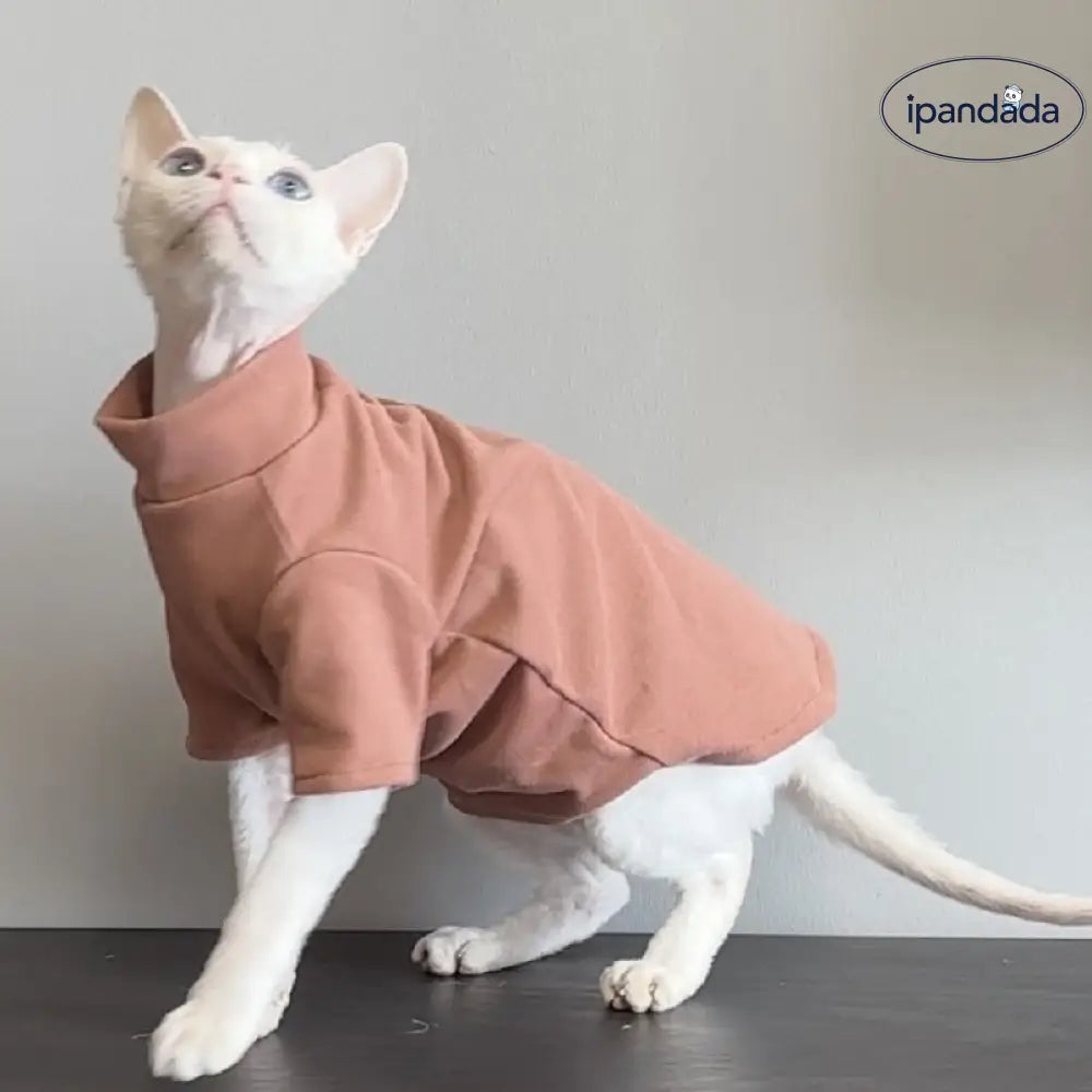 無毛猫用服 ペット服 スフィンクス 秋冬用 保温 デヴォンレックス コーニッシュレックス 矮脚猫 秋冬服 ペット用品 ID2407