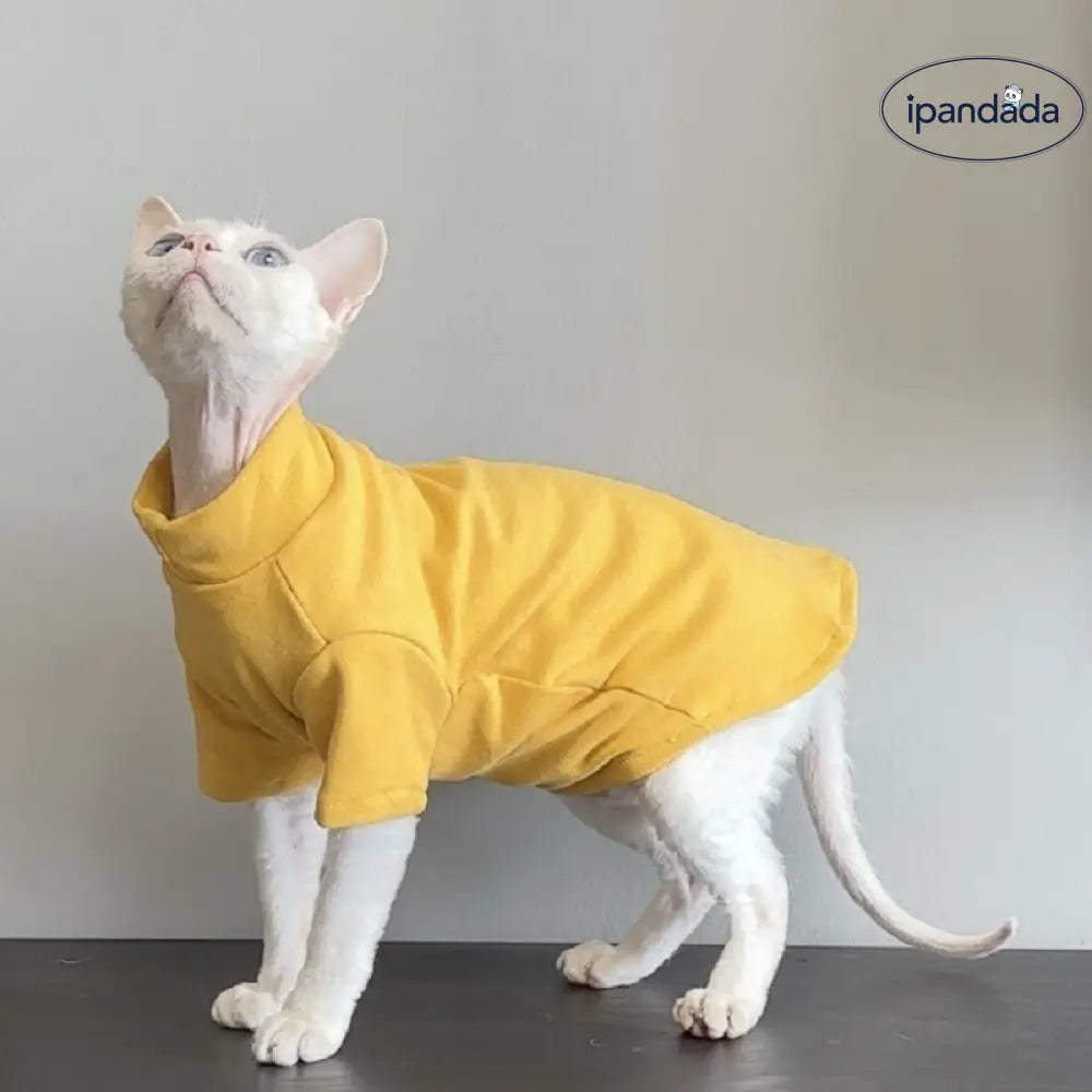 無毛猫用服 ペット服 スフィンクス 秋冬用 保温 デヴォンレックス コーニッシュレックス 矮脚猫 秋冬服 ペット用品 ID2407