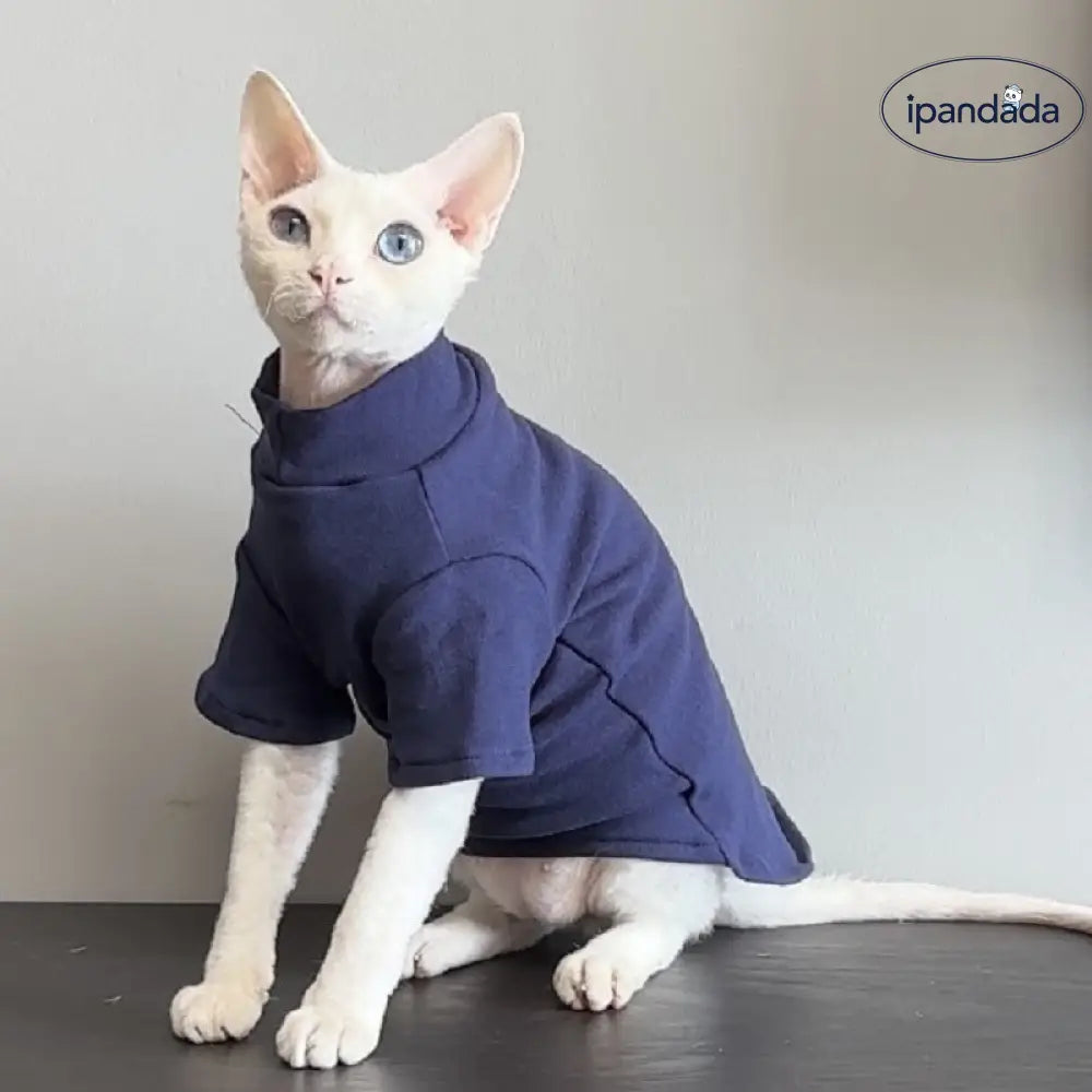 無毛猫用服 ペット服 スフィンクス 秋冬用 保温 デヴォンレックス コーニッシュレックス 矮脚猫 秋冬服 ペット用品 ID2407