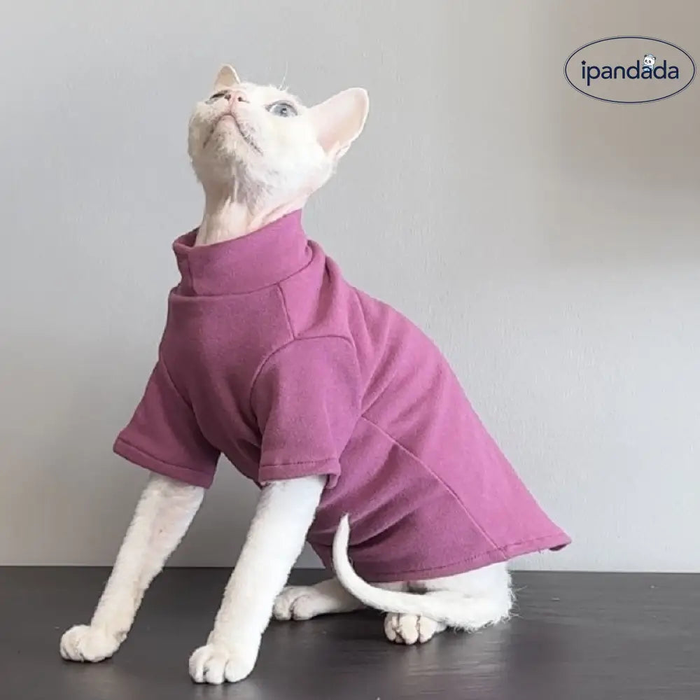 無毛猫用服 ペット服 スフィンクス 秋冬用 保温 デヴォンレックス コーニッシュレックス 矮脚猫 秋冬服 ペット用品 ID2407