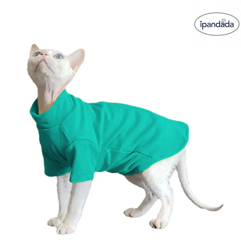 無毛猫用服 ペット服 スフィンクス 秋冬用 保温 デヴォンレックス コーニッシュレックス 矮脚猫 秋冬服 ペット用品 ID2407