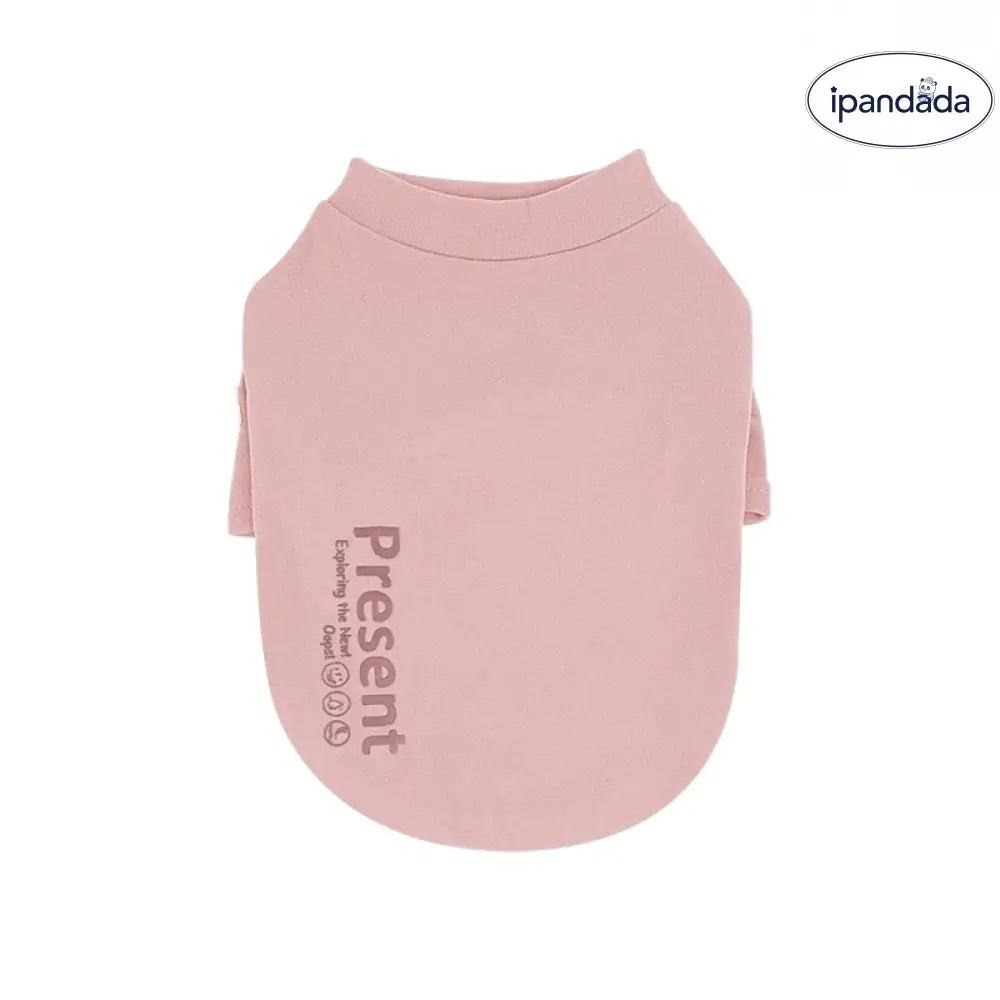 【五色展開】犬服 春 秋冬 小型犬 Tシャツ カットソー ペット 服 ペットウェア 可愛い 男の子 女の子 着せやすい暖かい 大人気 ピンク / S ペット用品＞ウェア