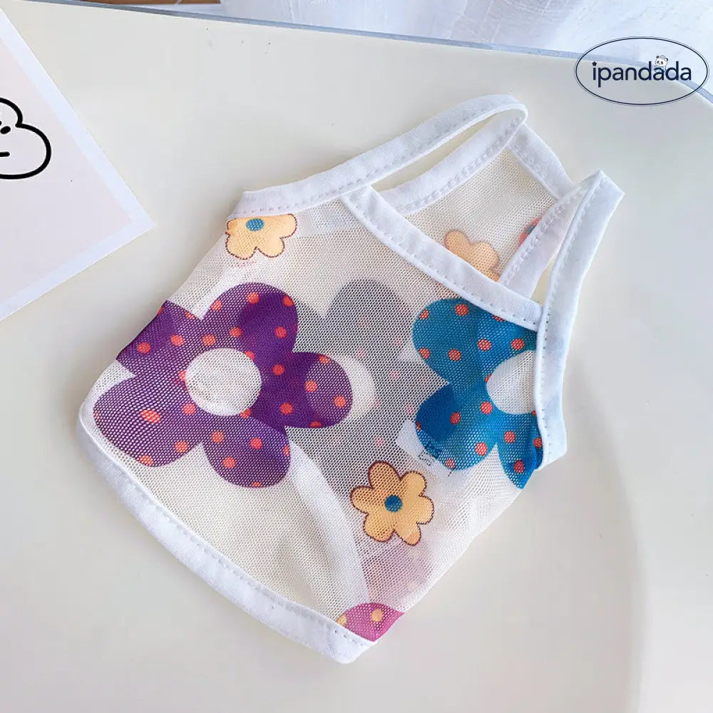 ID575 夏用 ペット メッシュ チョッキ UVカット クールウェア 薄手 フレンチブルドッグ コーギー 小型犬 猫 ペット用品＞ウェア