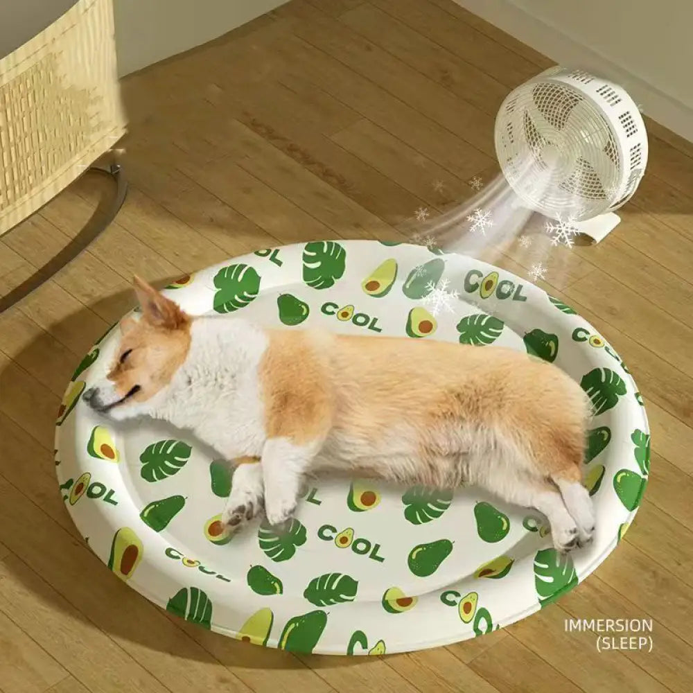ID1180 夏用 犬猫兼用 ひんやり冷却ジェル 耐爪傷 通気性抜群 洗える 消臭機能付き ペット用クールマット 耐爪傷 ひんやり持続 ペット用品＞ベッド・ハウス