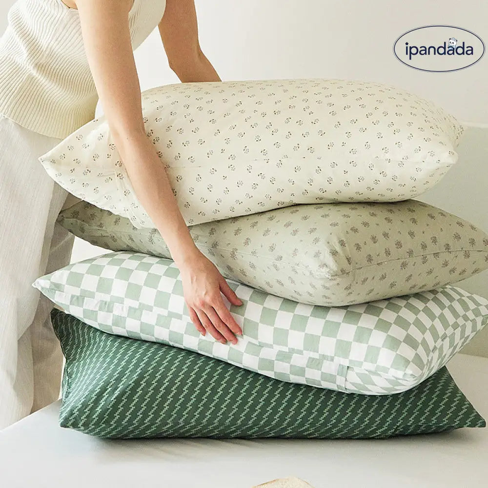 小花柄 綿 枕カバー まくらカバー ピローケース シンプル 枕頭カバー ベッド用品 枕カバー 洗濯 48*74cm ID4132