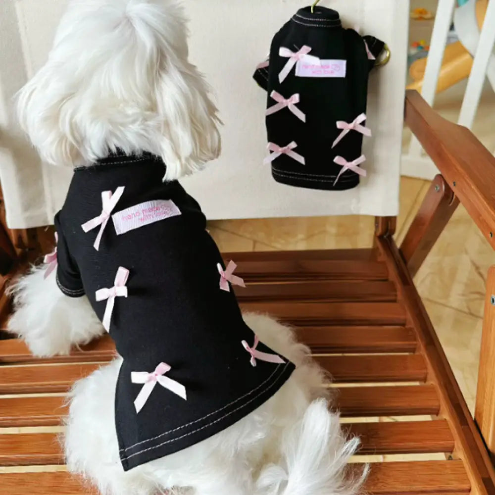 小型犬服 かわいいリボン ドッグウェア 中型犬 ペット用 おしゃれ 洋服 可愛い 春夏 春 夏 インスタ映え お出掛け お散歩 お旅行 ペット用品＞ウェア