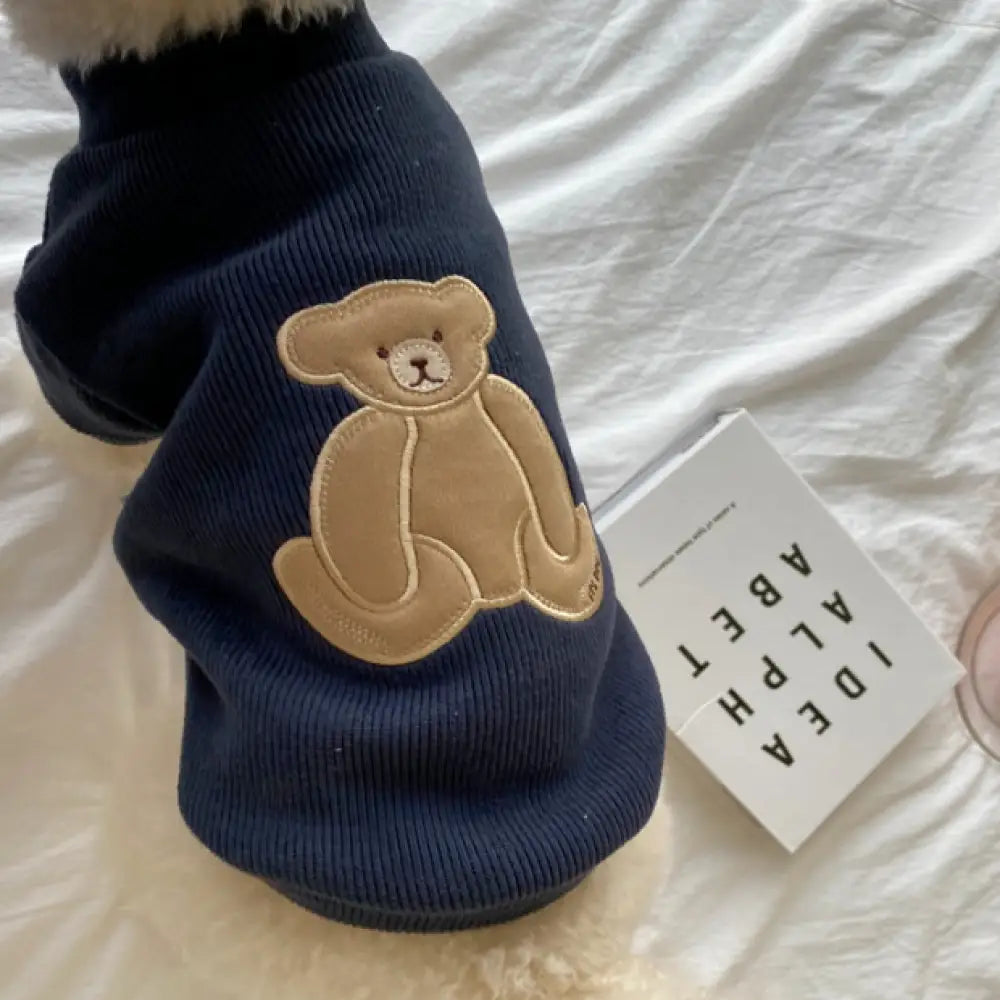 小型犬服 お散歩 お出かけ ペット服 ドッグウェア Tシャツ ベスト おしゃれカットソー ペットウェア 犬 服 猫服 犬用 ネイビー / XS（対応体重0.65-1.2KG） ペット用品＞ウェア