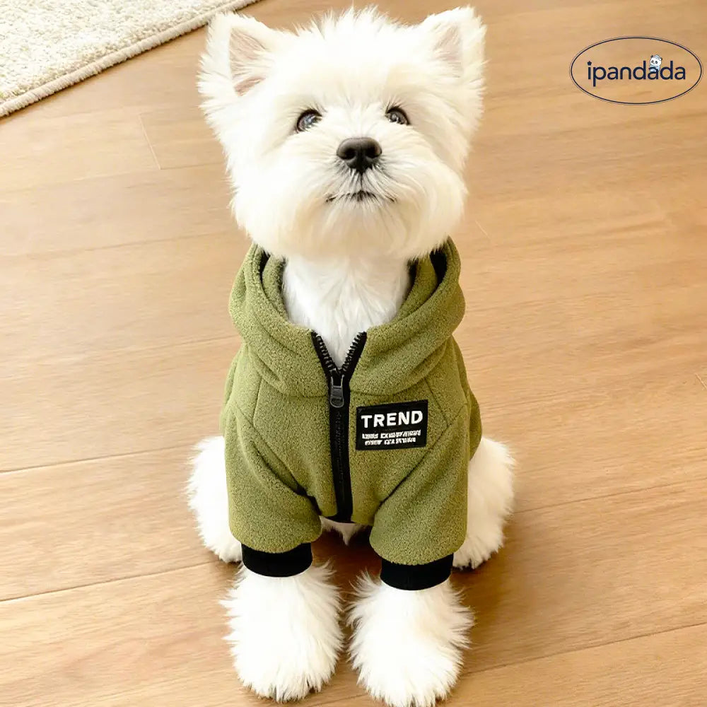 小型犬 中型犬 犬服 シュナウザー テディ ビション 秋冬用 保温 ペット ジッパー スウェットシャツ ID3022