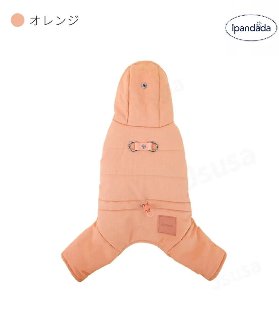 小型中型犬服 冬服 防風 防寒 中綿つなぎ ハーネス Dカン付き ジャケットアウター 防寒中綿パーカー 暖かいコート 中綿 秋冬 厚手洋服 ペット ドッグウェア 犬の服 散歩 あったか 秋服 冬服 ペットウェア 洋服 お出かけ 可愛い おしゃれ ID2404