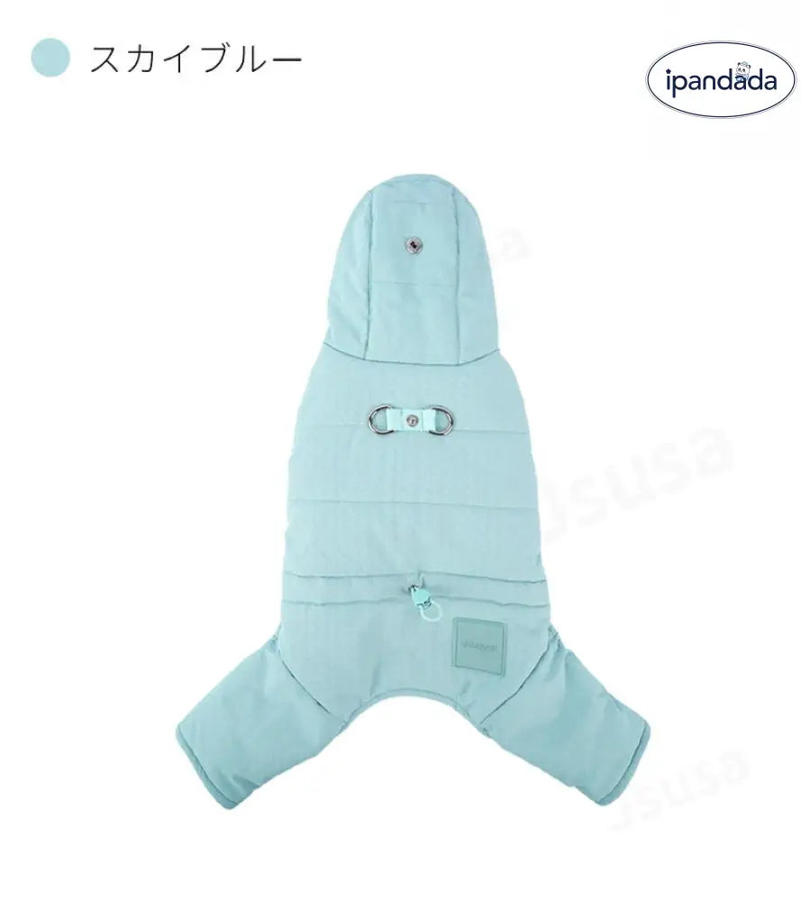 小型中型犬服 冬服 防風 防寒 中綿つなぎ ハーネス Dカン付き ジャケットアウター 防寒中綿パーカー 暖かいコート 中綿 秋冬 厚手洋服 ペット ドッグウェア 犬の服 散歩 あったか 秋服 冬服 ペットウェア 洋服 お出かけ 可愛い おしゃれ ID2404