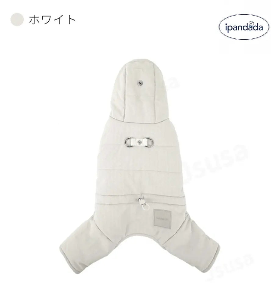 小型中型犬服 冬服 防風 防寒 中綿つなぎ ハーネス Dカン付き ジャケットアウター 防寒中綿パーカー 暖かいコート 中綿 秋冬 厚手洋服 ペット ドッグウェア 犬の服 散歩 あったか 秋服 冬服 ペットウェア 洋服 お出かけ 可愛い おしゃれ ID2404