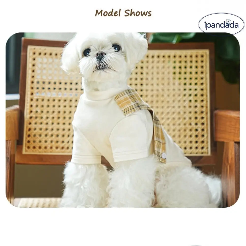 小中型犬服 秋冬 洋服 暖かい 長袖Tシャツ スウェット ロングTシャツ スタンダードシャツ ドッグウェア 部屋着 長袖 コットン製洋服 お散歩 お出かけ 防寒着 ハイネック 着脱簡単 可愛い おしゃれ ペットウェア ID2387