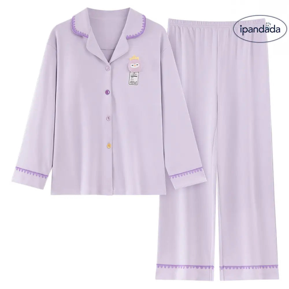 新作 パジャマ レディース 春秋 長袖 シンプル リラックス 部屋着 セット 春秋用 ID4155