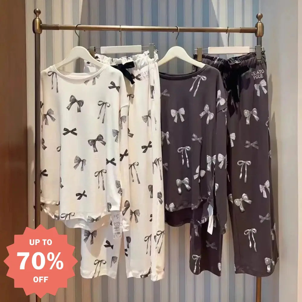 新作 パジャマ レディース ストレートシルエット リボン ベルベット 紐結び セットアップ ルームウェア ホームウェア 可愛い 大人可愛い ゆったり 着心地 保温 春 ID3833 レディース＞セットアップ