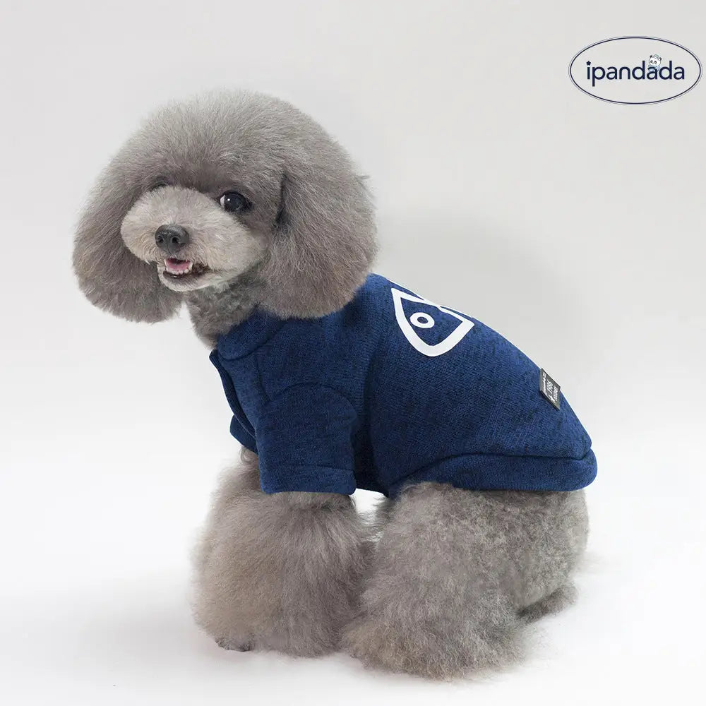 新作 特価 ペット服 新作 カジュアル 魚骨柄 スウェット 秋冬用 犬服 犬用品  犬服 小型犬 ID2023