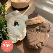 熊柄 犬服 秋冬 ドッグウェア 秋用 冬用 おしゃれ シンプル かわいい 暖かい 抜け毛防止 犬洋服 小型犬 中型犬 ペット用品＞ウェア