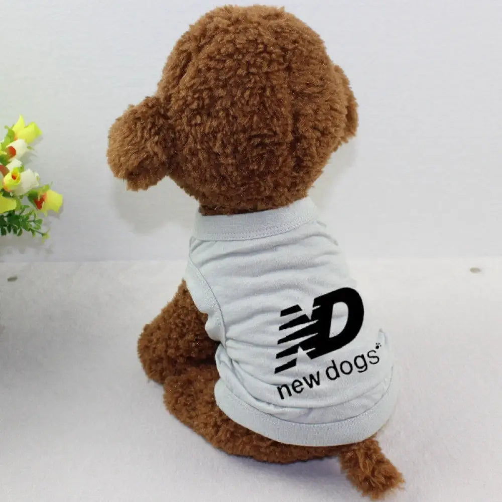 ID392 XS-3XLドッグウェア 春 夏 秋 抜け毛防止 薄手 ノースリーブ スポーツ かわいい 涼しい ペットウェア 犬服 グレー① / XS ペット用品＞ウェア